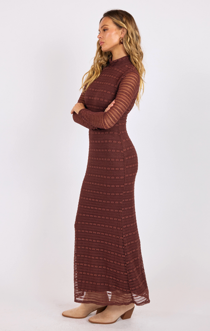 Sundance Stretch Lace Maxi Dress