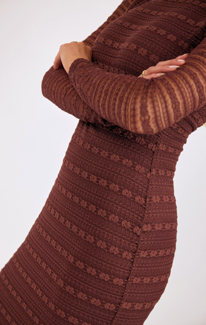 Sundance Stretch Lace Maxi Dress