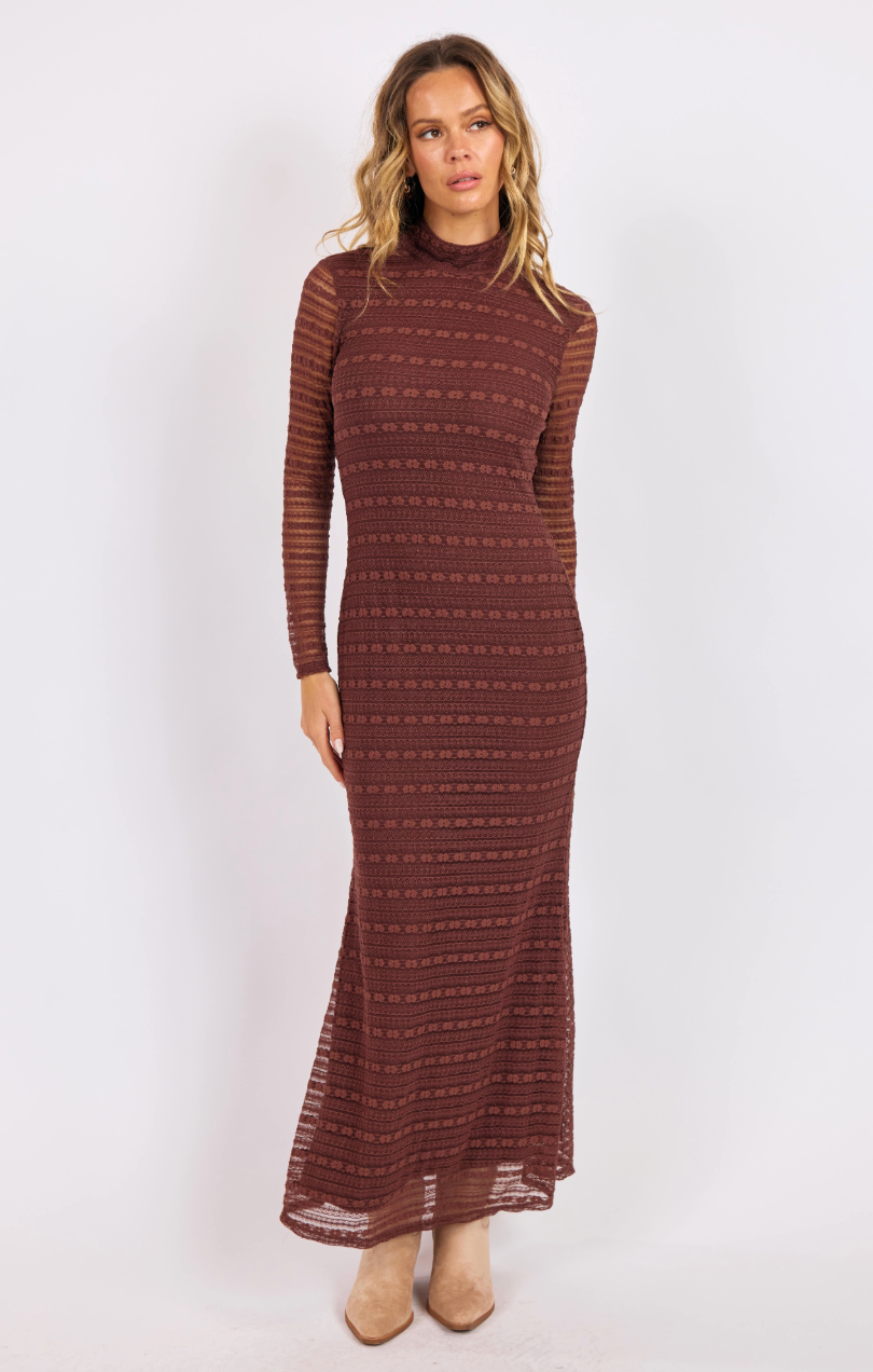 Sundance Stretch Lace Maxi Dress