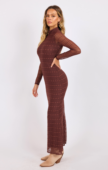 Sundance Stretch Lace Maxi Dress