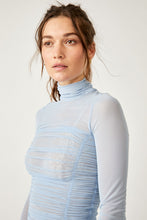 Load image into Gallery viewer, Under It All Bodysuit Silver Blues