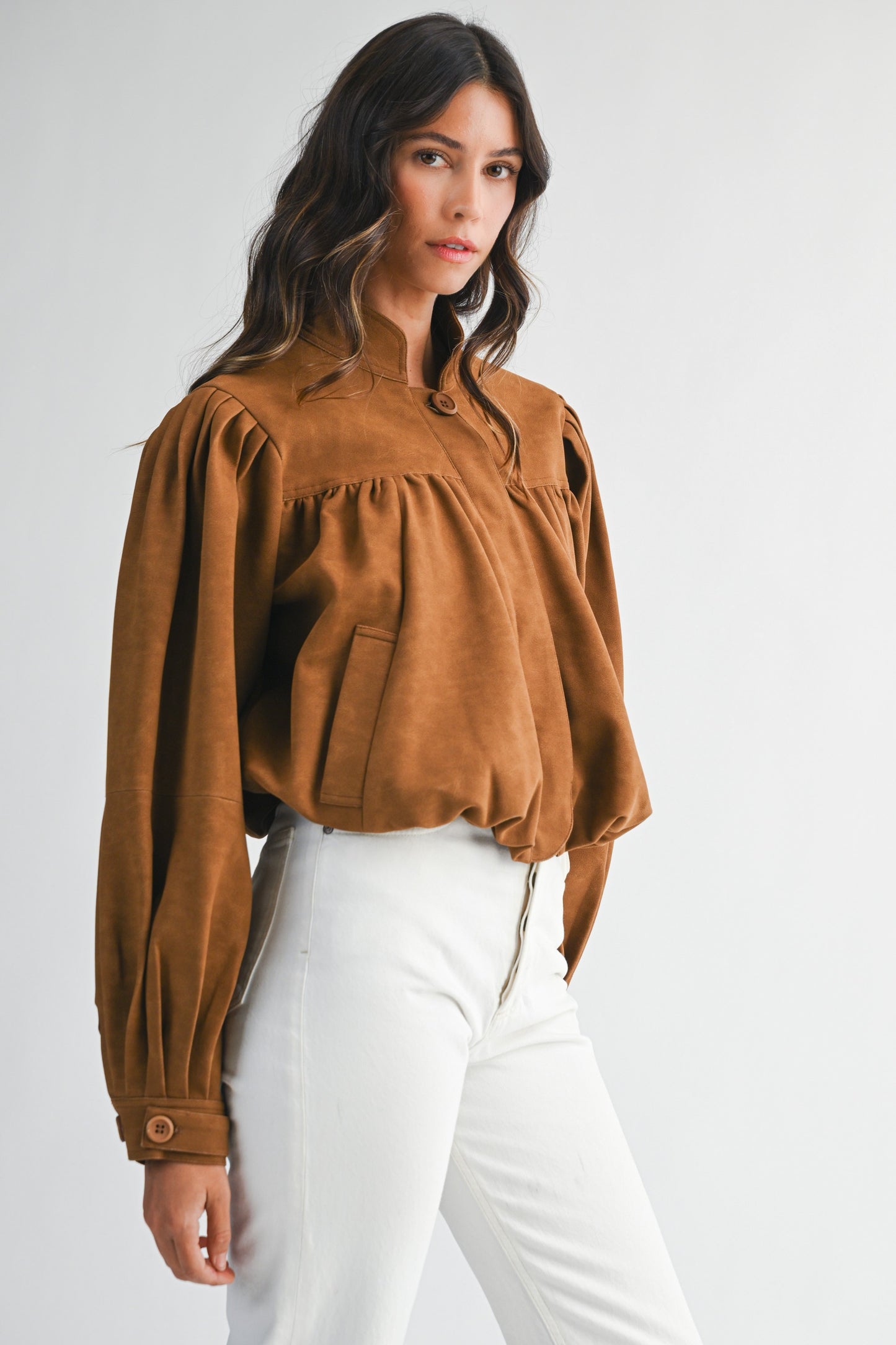 Along The Way Suede Jacket