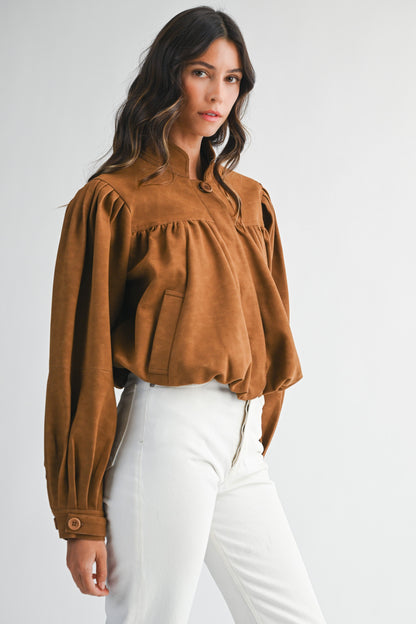 Along The Way Suede Jacket