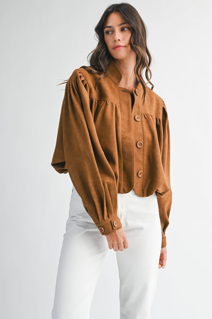 Along The Way Suede Jacket