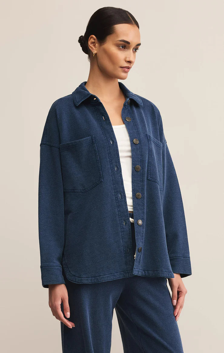 All Day Knit Denim Jacket Indigo