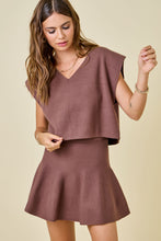 Load image into Gallery viewer, Chestnut Vibe Sweater Set