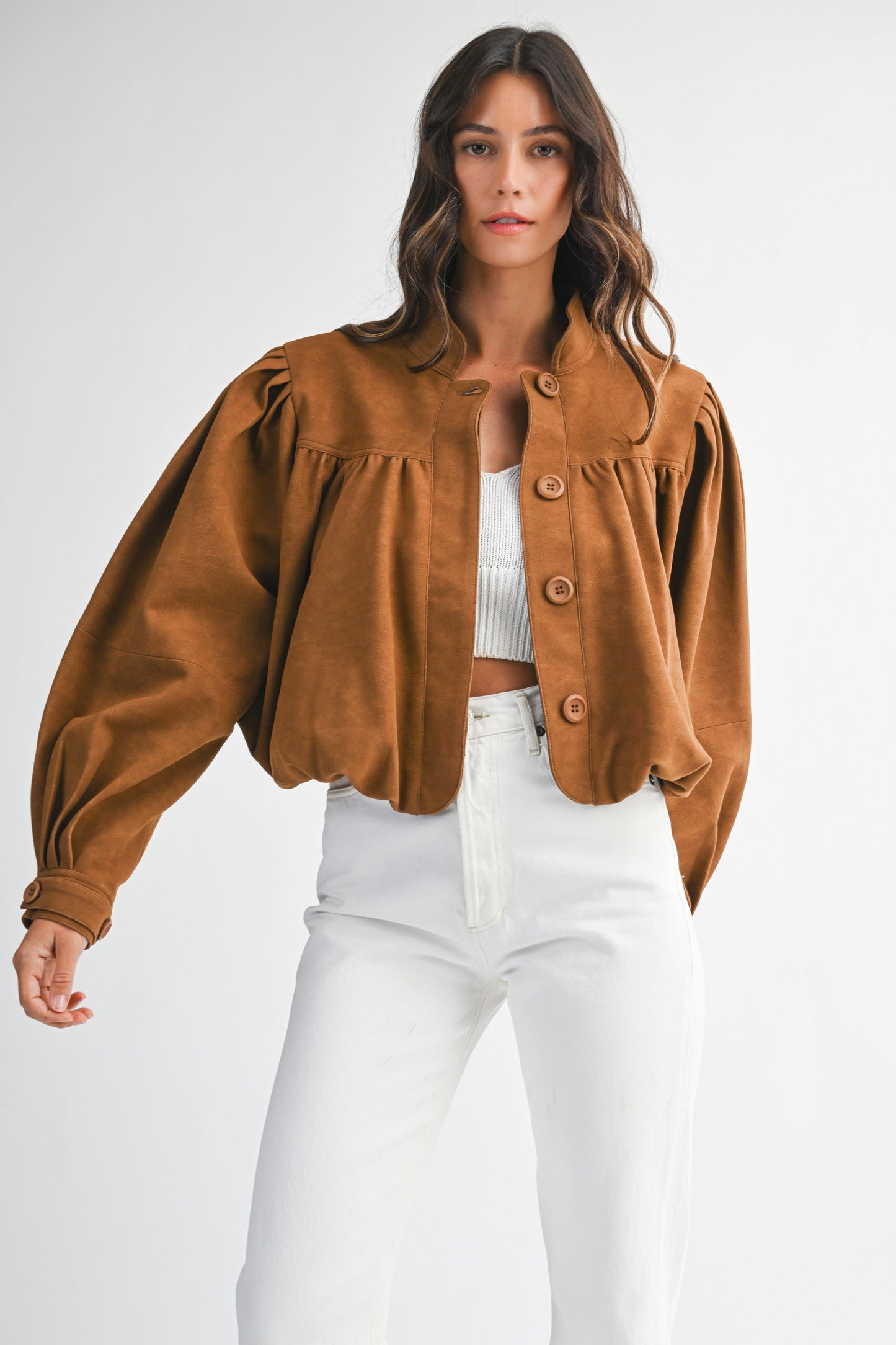 Along The Way Suede Jacket