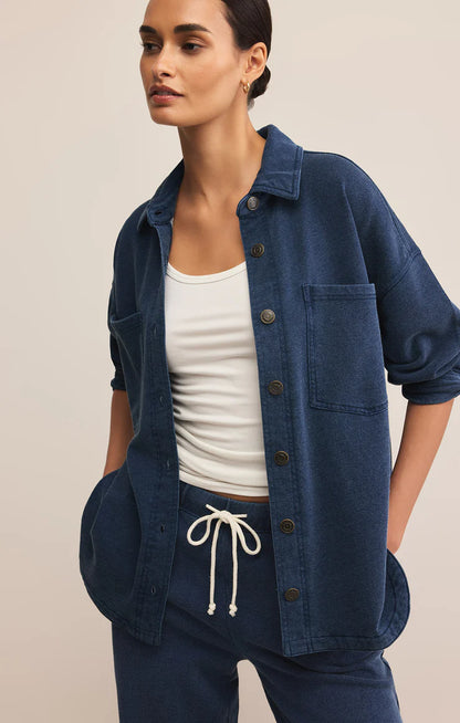 All Day Knit Denim Jacket Indigo
