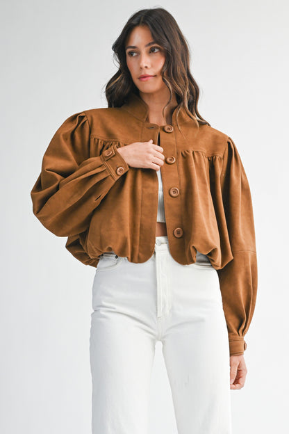 Along The Way Suede Jacket