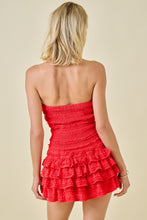 Load image into Gallery viewer, Scarlet Ruffle Smocked Romper