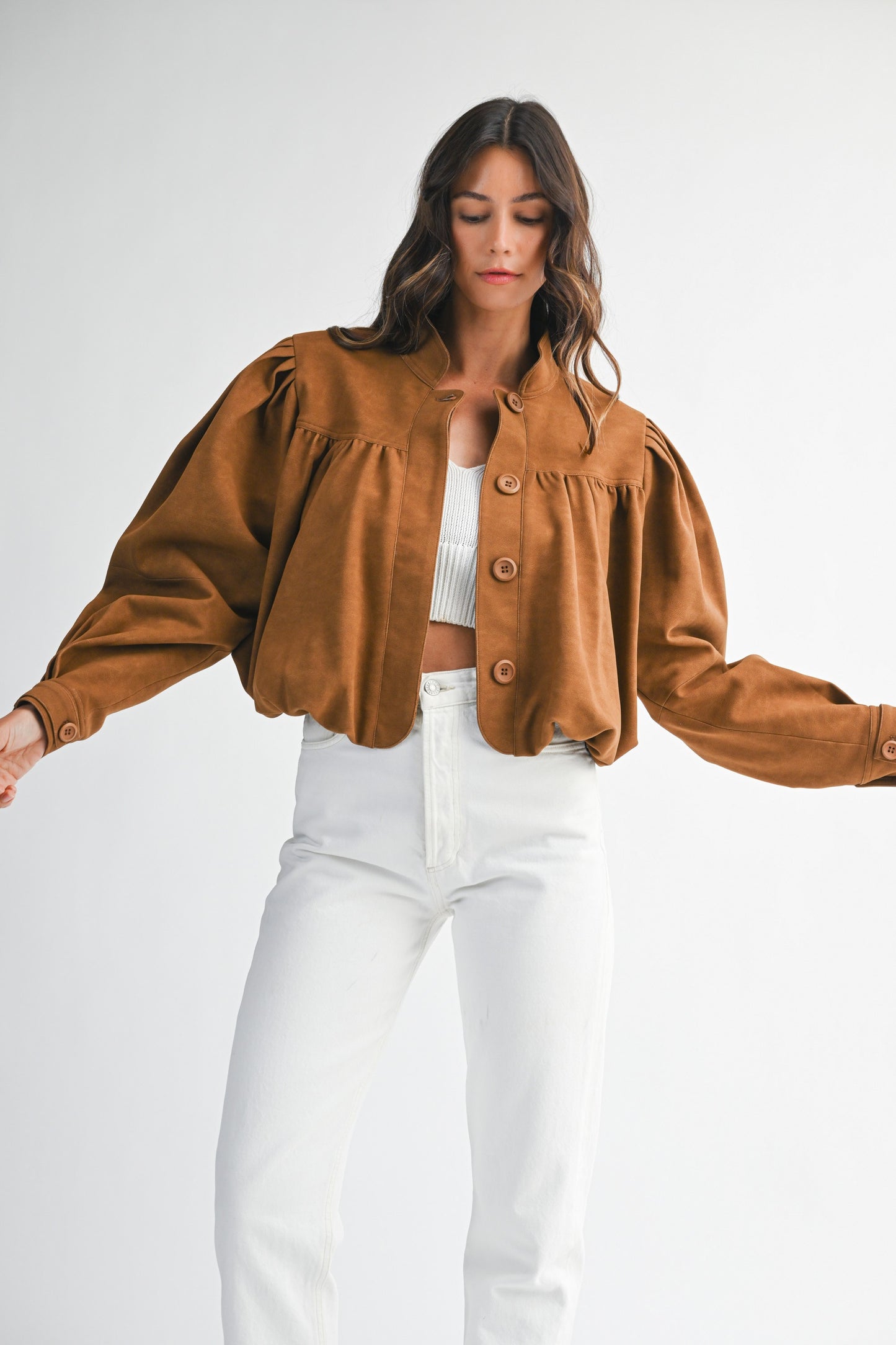 Along The Way Suede Jacket