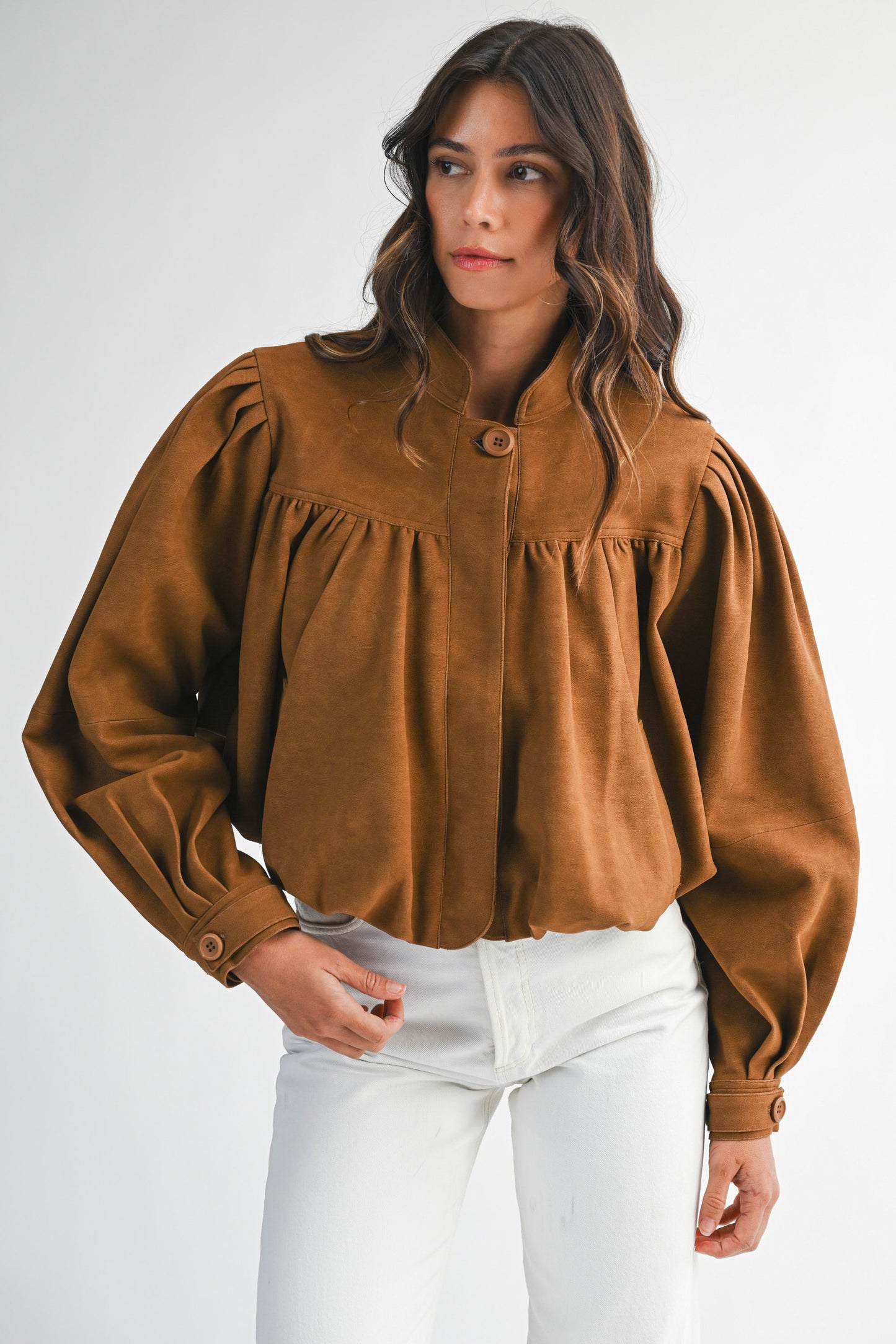 Along The Way Suede Jacket