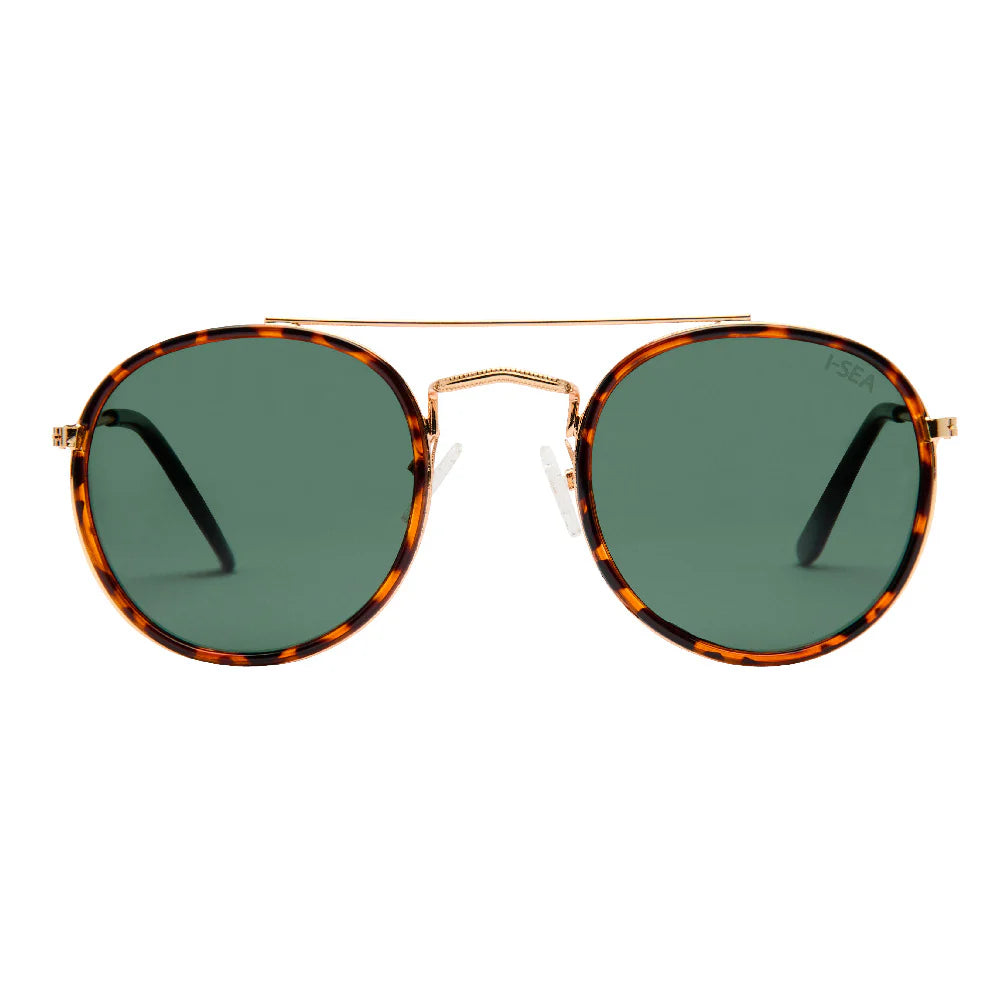 All Aboard Sunnies Matte Tort/Green