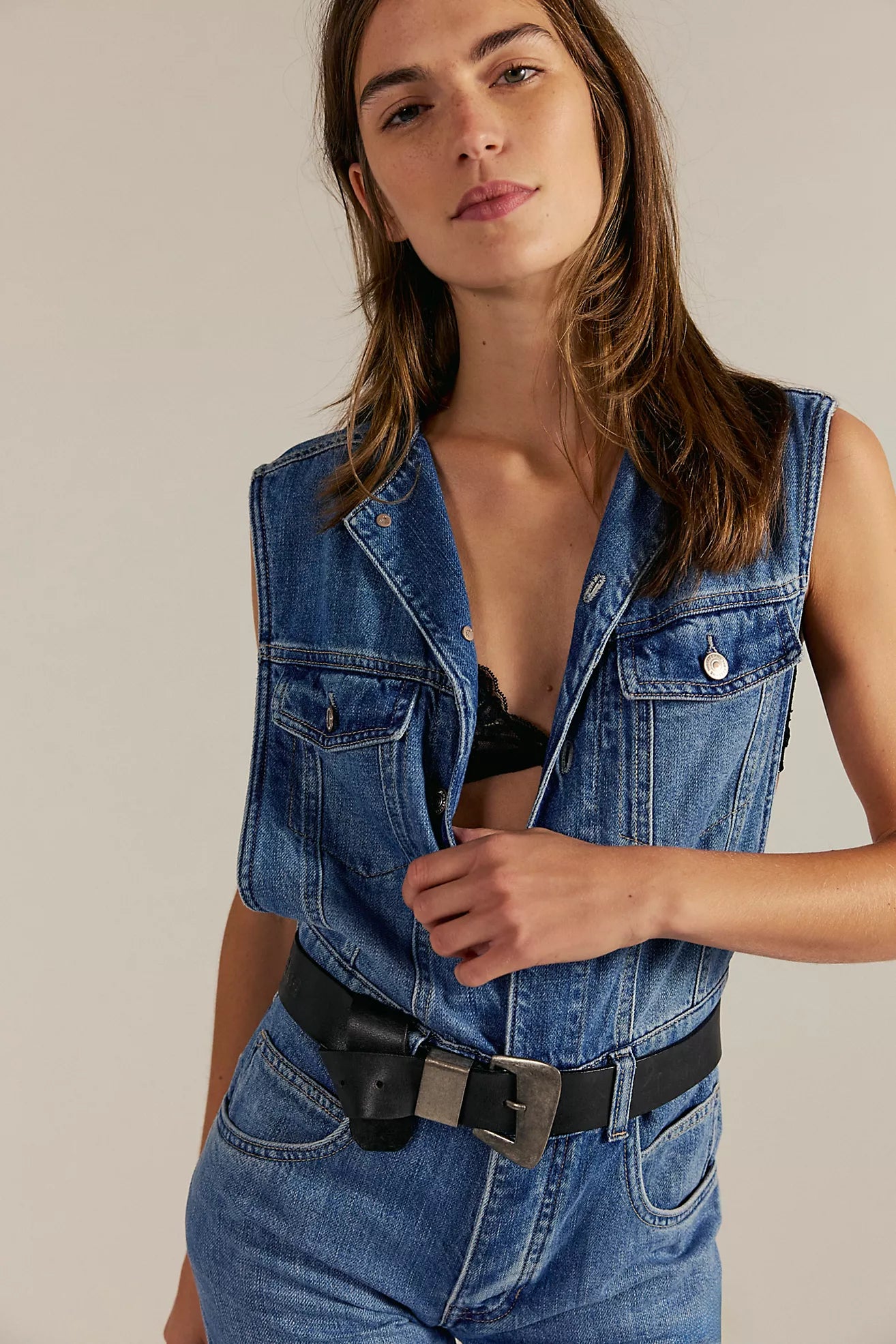 All You Need Denim Coveralls