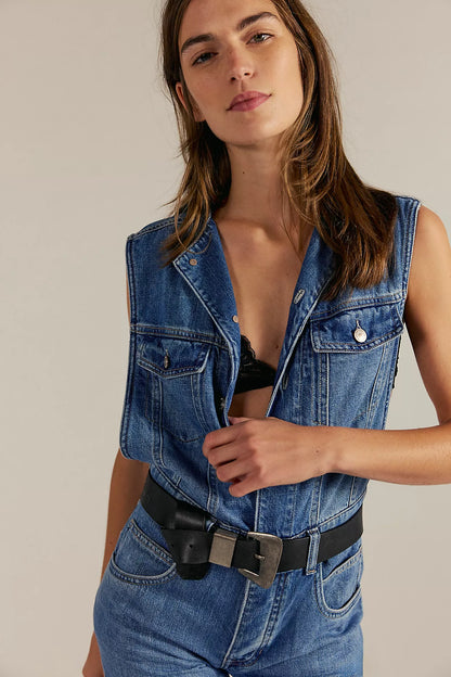 All You Need Denim Coveralls