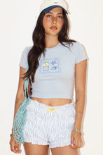 Load image into Gallery viewer, Amalfi Coast Postcard Baby Tee