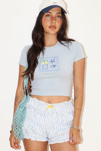 Amalfi Coast Postcard Baby Tee