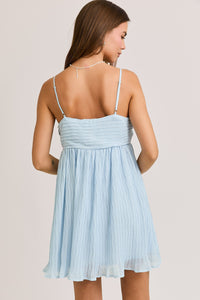 Ariana Plisse Mini Dress
