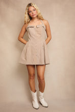 Load image into Gallery viewer, Gingham Charm Halter Dress