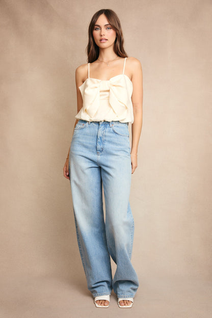 Sweet Statement Bow Top