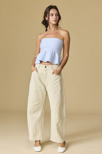 Load image into Gallery viewer, Cloud Break Peplum Top