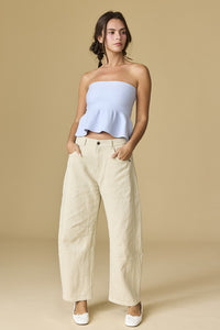 Cloud Break Peplum Top