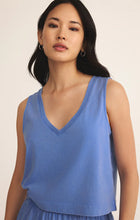 Load image into Gallery viewer, Sloane V-Neck Top Bay Blue