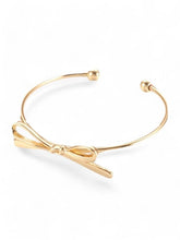 Load image into Gallery viewer, Tangled Bow Cuff Bracelet