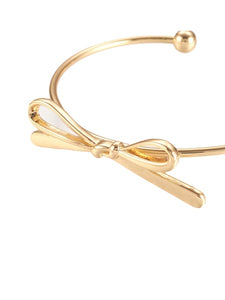 Tangled Bow Cuff Bracelet