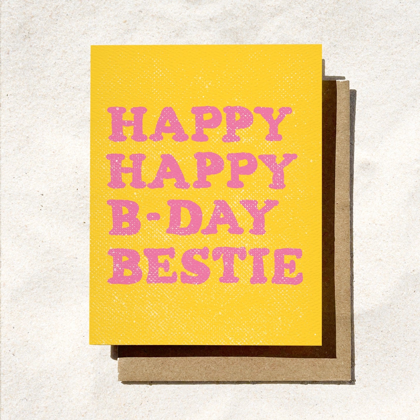 Happy Birthday Bestie Card