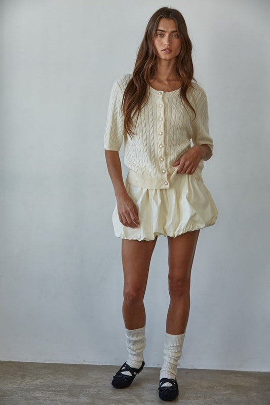 Bethie Bubble Mini Skort