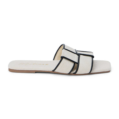 Biscayne Slide Sandal Natural