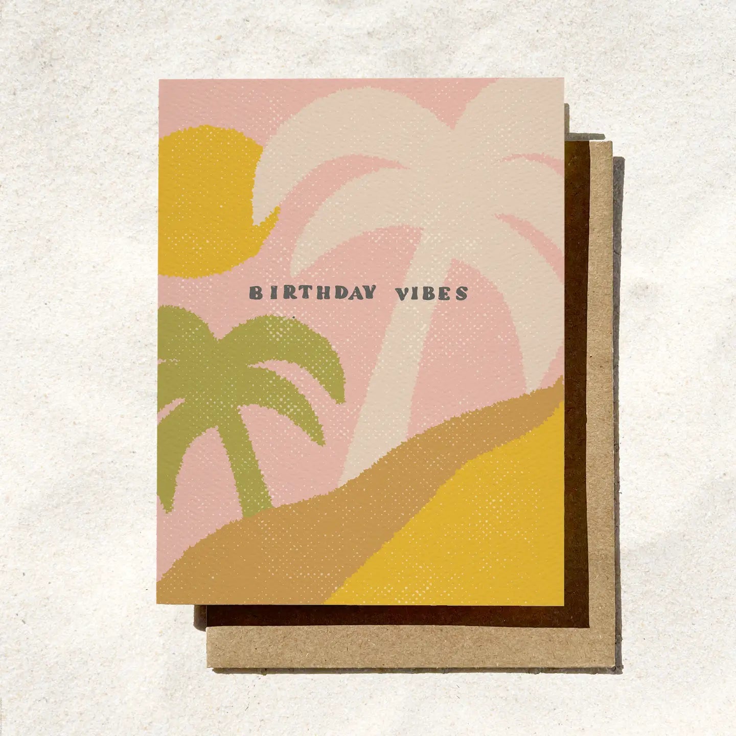 Palm Tree Birthday Card