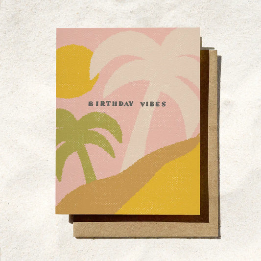 Palm Tree Birthday Card
