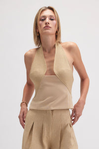 Golden Hour Halter Top