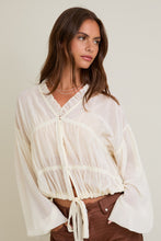 Load image into Gallery viewer, Soft Light Ruffle Blouse