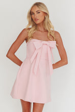 Load image into Gallery viewer, First Crush Bow Mini Dress