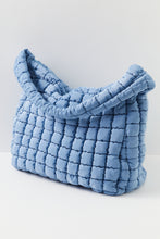 Load image into Gallery viewer, Quilted Carryall Dusty Blue