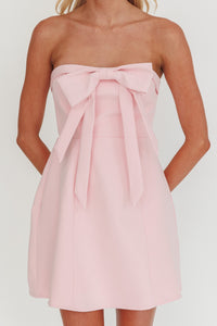 First Crush Bow Mini Dress