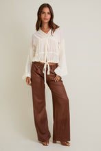 Load image into Gallery viewer, Soft Light Ruffle Blouse