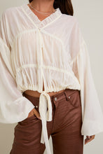 Load image into Gallery viewer, Soft Light Ruffle Blouse