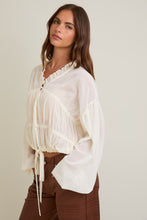 Load image into Gallery viewer, Soft Light Ruffle Blouse
