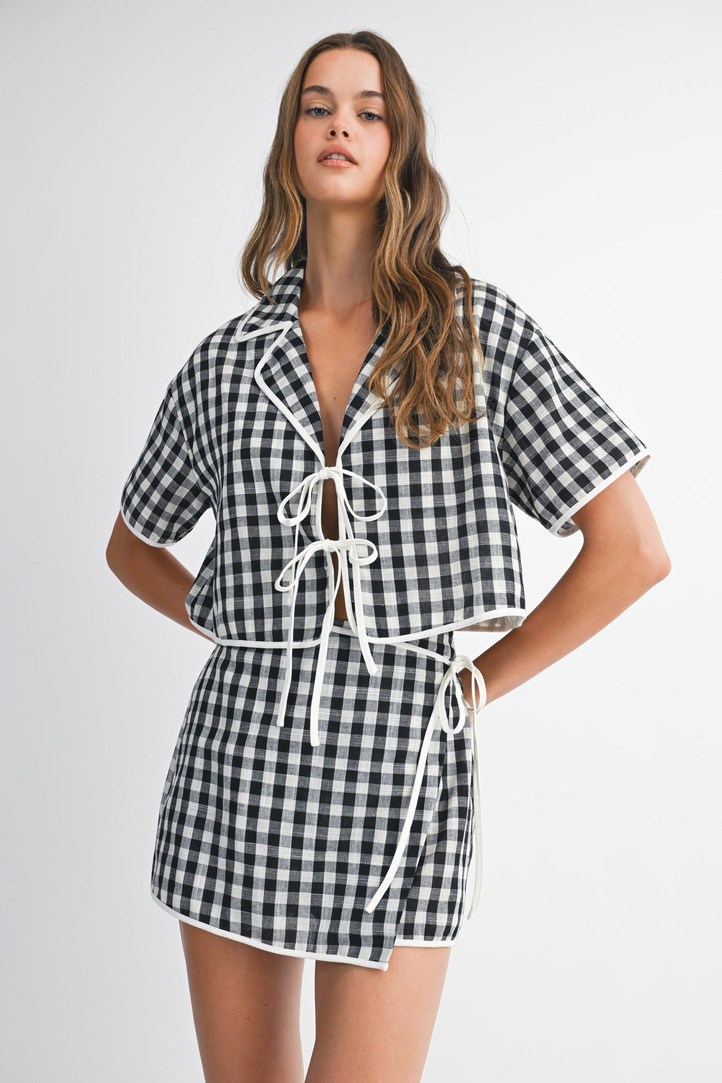 Checkmate Piped Gingham Set