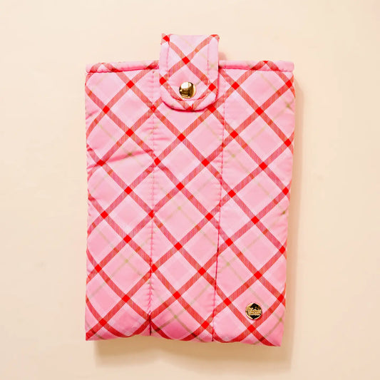 Festive Plaid Book Cover