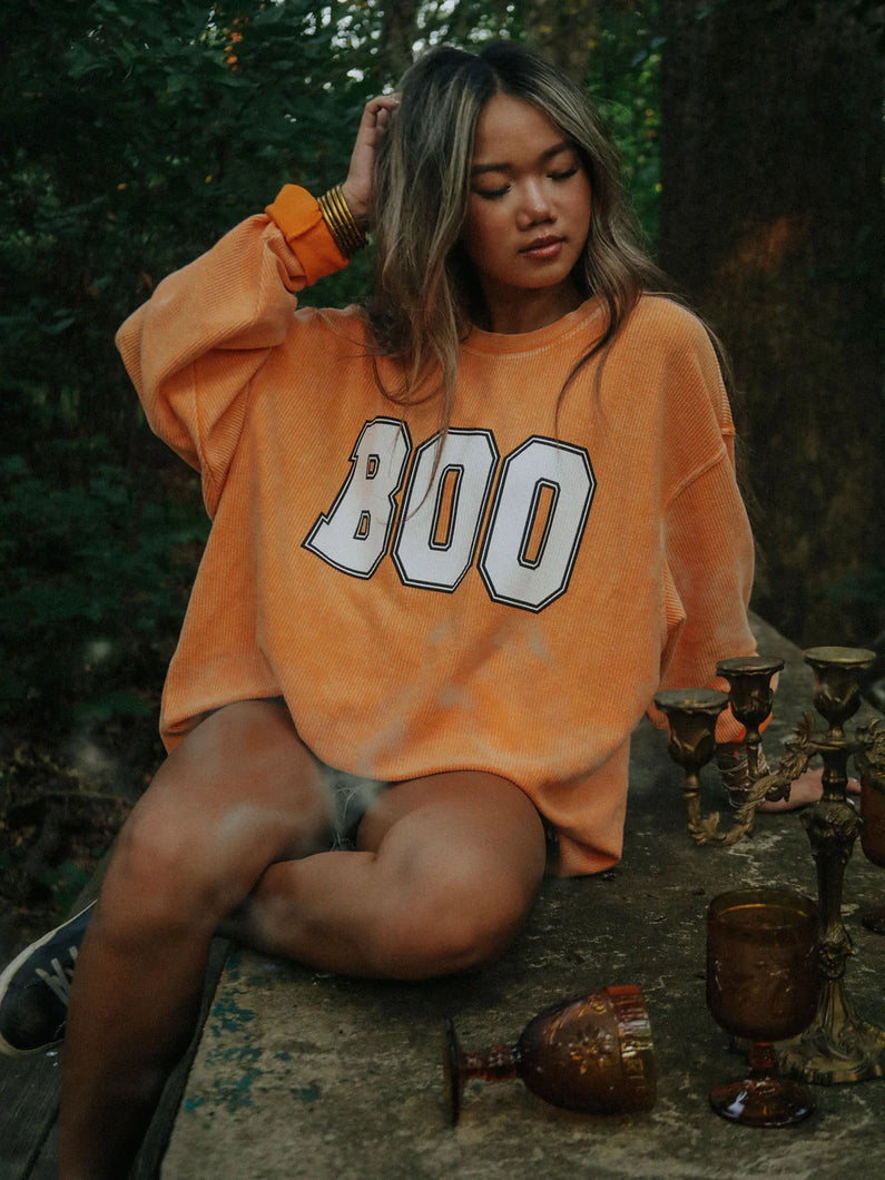 Boo Cord Sweatshirt