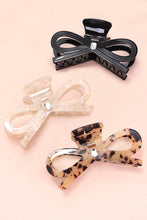 Load image into Gallery viewer, Headstrong Bow Clip Black