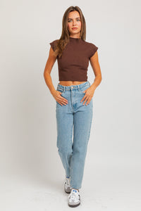 Espresso Aura Knit Top