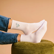 Load image into Gallery viewer, Something Blue Bridal Socks