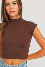 Load image into Gallery viewer, Espresso Aura Knit Top