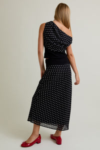 Midnight Charm Polka Dot Set